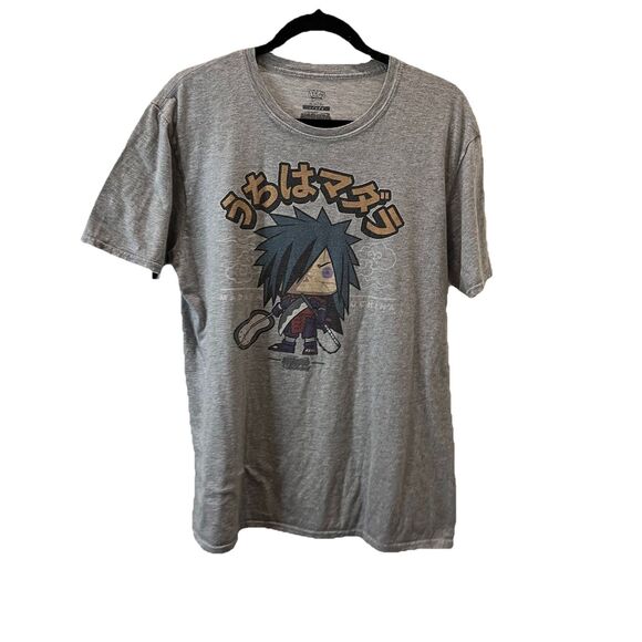 Funko Pop! Tee Naruto Madara Uchiha T Shirt Men Size Large L Short Sleeves - Picture 1 of 5
